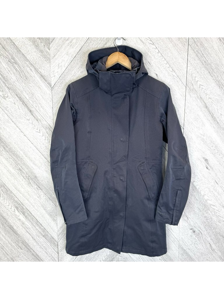 Patagonia Tres 3-In-1 Parka Shell Only Jacket Womens M H2no Hooded Smolder Blue